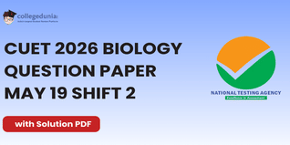 CUET 2026 Biology May 19 Shift 2 Question Paper- Download Answer Key and Solution PDF